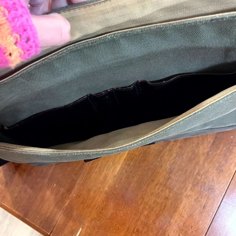 Jack Spade New York Heavyweight Canvas Travel Bag Green Color